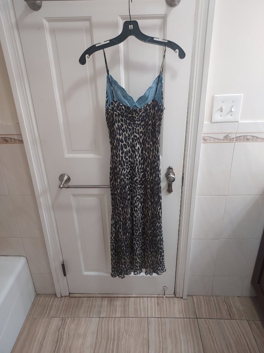 Realisation Par Sleeveless The Jaime Leopard Bellini Slip Dress - Picture 6 of 8